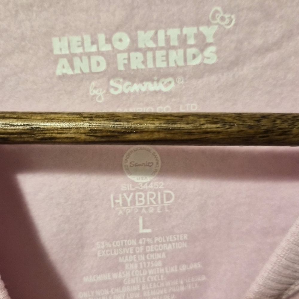 Hello Kitty Pink Sweater NWOT Sz L - Picture 3 of 4
